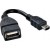 Conexion otg usb mini macho a usb "a" hembra 0.1m