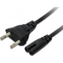 Cable alimentacion 2x0.5 mm² tipo "8" 1.8 m