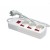 Base red multiple 3 vias con interruptor individual