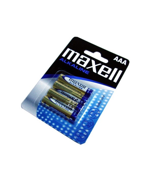 Pila alcalina lr03 maxell mxl b4