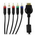 Conexion rca componentes oro ps2/ps3 1.8 metros