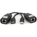 Extension usb 30 metros por rj45 cat5/5e/6