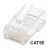 Conector telefonico rj45 8p8c cat.5e cable redondo