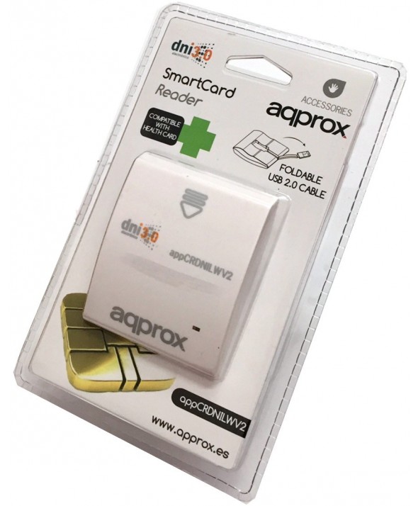 Lector tarjetas externo dni-e y smart cards approx