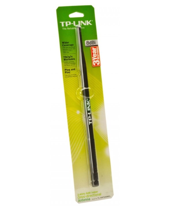 Antena 8dni wireless n omnidireccional 2.4ghz tp-link 