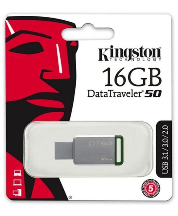 Pen driver 16 gb datatraveler 50 3.1 kingston