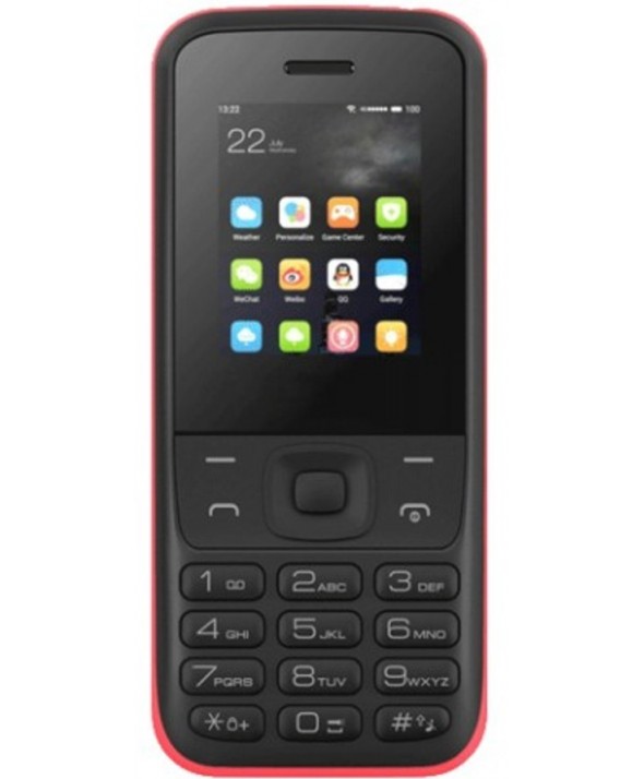 Telefono movil qubo hera rd negro/rojo