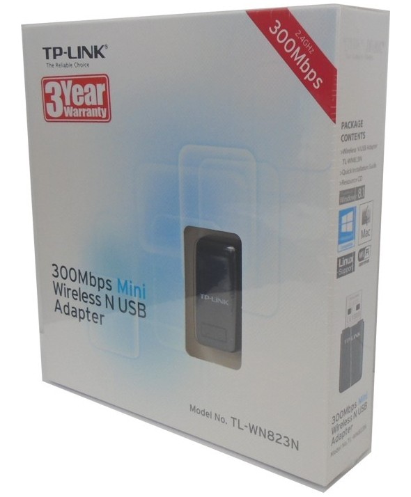 Adaptador wifi n nano usb 300 mbps qss bot.pt-link