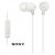 Auricular intraoido silicona sony m/l blanco