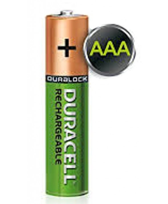 Bateria recargable aaa 900 mah duracell blister 2