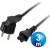 Cable alimentacion 3x0.75 mm² tipo trebol 3m