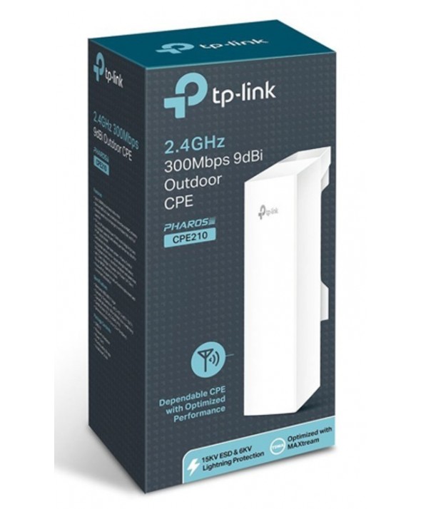Antena exterior 9dbi direcional 2.4ghz 300mbps tp-link