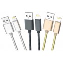 Conexion iphone x metal series 2.4a 1m cb-8242