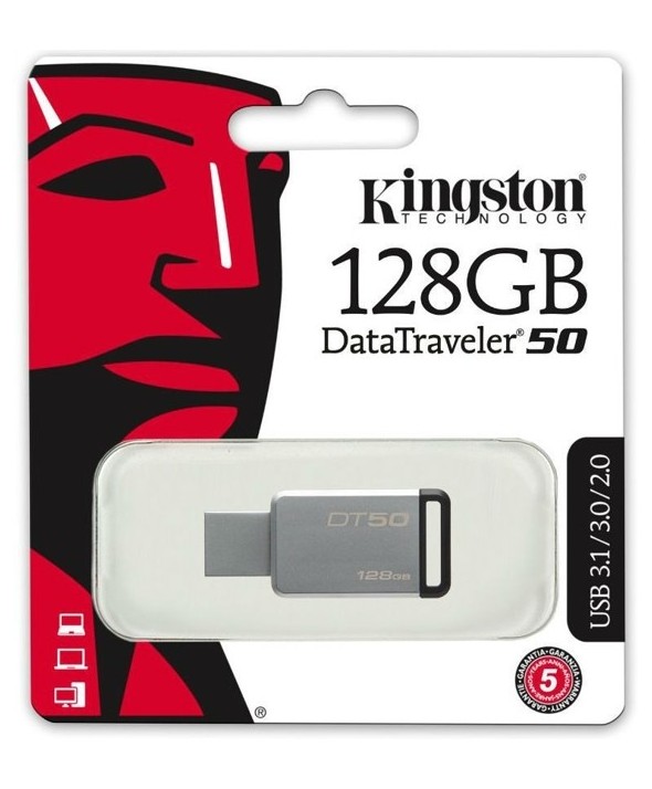 Pen driver 128 gb datatraveler 50 3.1 kingston