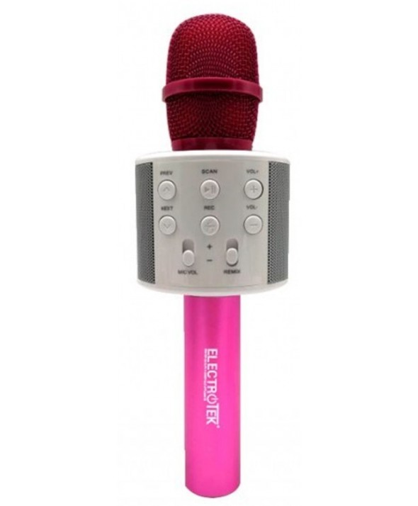 Microfono altavoz multimedia electrotek rosa