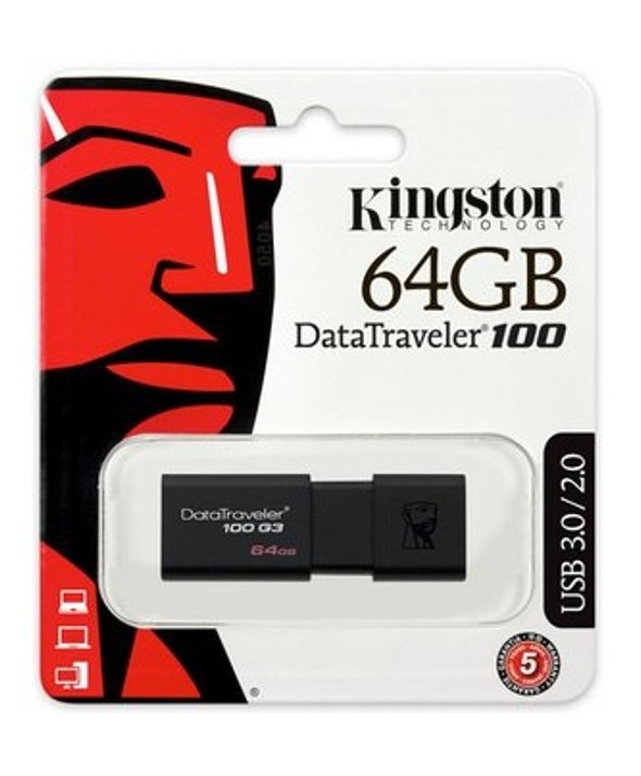Pen driver 64 gb datatraveler 100 3.1 kingston