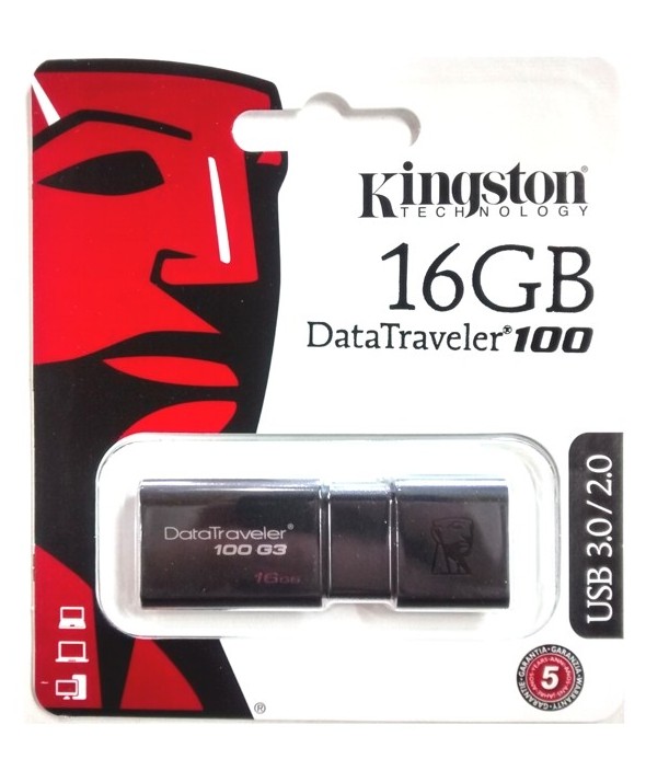 Pen driver 16 gb datatraveler 100 v3.1 kingston