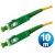 Conexion fibra optica datos sc-sc m/m cable 10 m