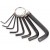Juego 8 llaves allen hexagonal 1´5-6 mm kreator