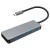 Hub 4 puertos tipo "c" a usb 3.0 aluminio platinet