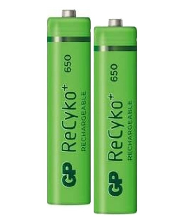 Bateria recargable aaa 650mah recyko gp blister 2