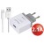 Kit carg.red usb (2.1a) + conexion iphone 1m mb-1003