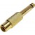 Adaptador jack 6.3 mono macho a rca hembra metalico