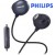 Auricular boton m/l philips upbeat negro