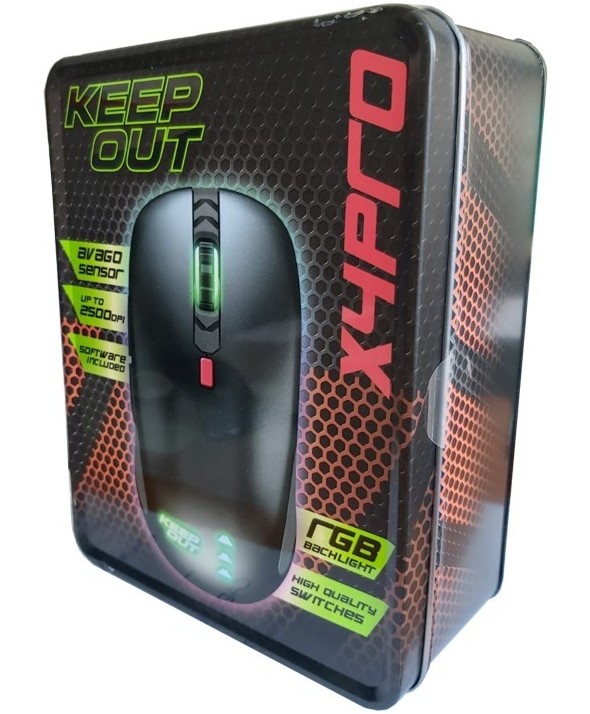 Raton optico gaming 2500dpi approx - keep out