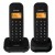 Telefono inalambrico duo alcatel negro
