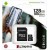 Memoria microsd 128gb class10 100mbs + adaptador sd kingston
